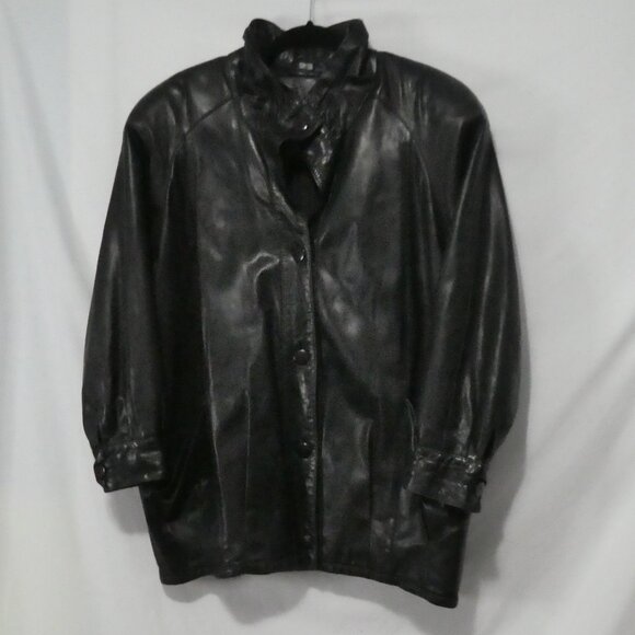 DMD - DITA MARTIN DESIGN | size 12 | Leather Jacket | Made In Canada 🟥🍁🟥 - Picture 1 of 16